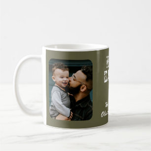 Caneca De Café Herói Papai Dia dos Pais 2 Colagem de Fotos