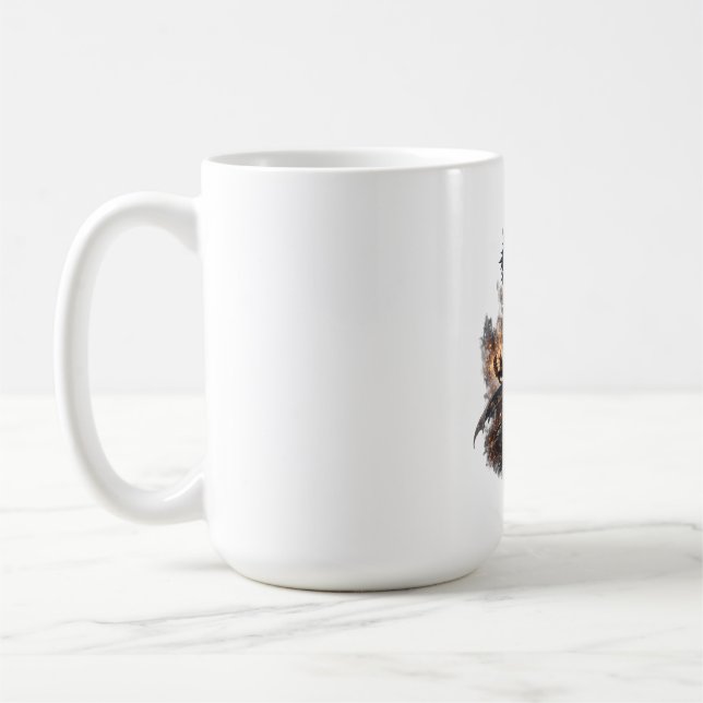Caneca De Café Herói Punho de Fogo (Esquerda)