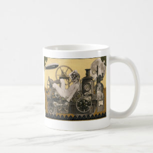 Caneca De Café Heroína de Steampunk