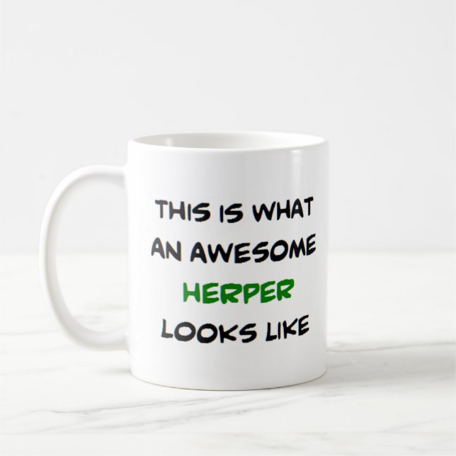 Caneca De Café herper, incrível (Esquerda)