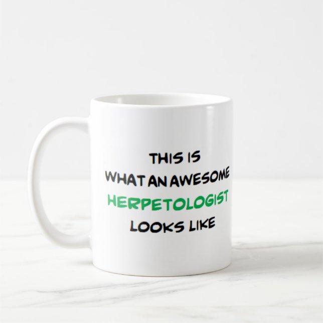 Caneca De Café herpetologista, incrível (Esquerda)
