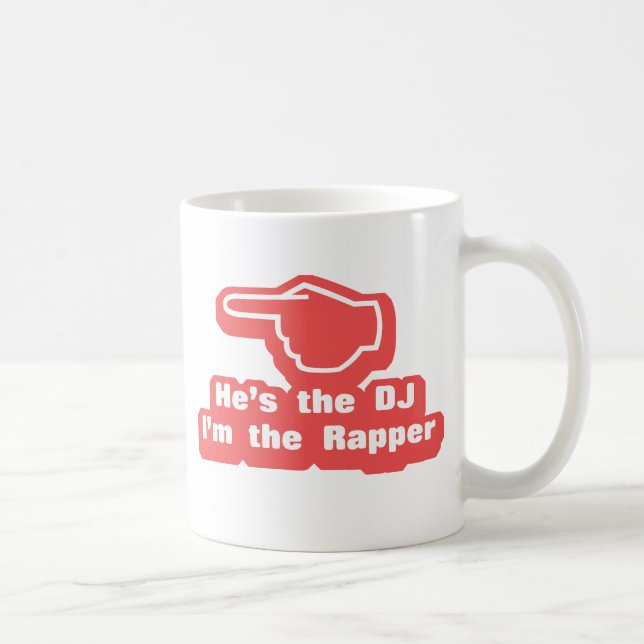 Caneca De Café Hes o DJ Im o rapper (Direita)