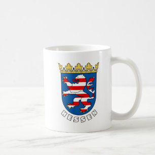 Caneca De Café Hesse Casaco de Armas (Alemanha)