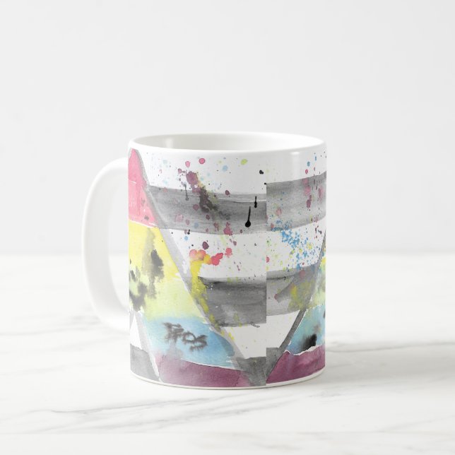 Caneca De Café HETERO do trio dos aliados (Frente Esquerda)