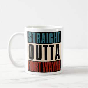 Caneca De Café Hetero Outta Fort Wayne Indiana EM