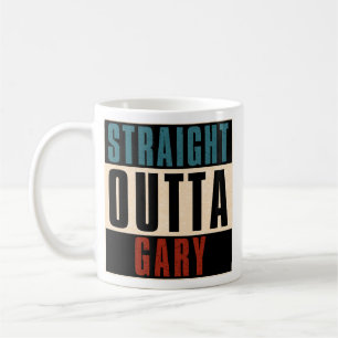 Caneca De Café Hetero Outta Gary Indiana IN