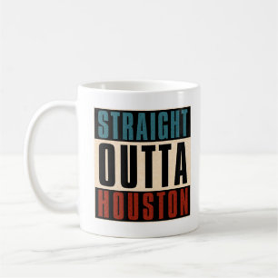 Caneca De Café Hetero Outta Houston Texas TX EUA