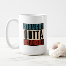 Caneca De Café Hetero Outta Los Angeles California CA EUA