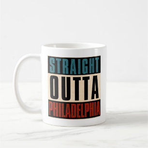 Caneca De Café Hetero Outta Philadelphia Pennsylvania PA EUA
