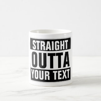 Caneca De Café Hetero personalizado OUTTA - adicione seu texto aq