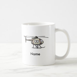 Caneca De Café Hétic Helicopter nome personalizado Mug