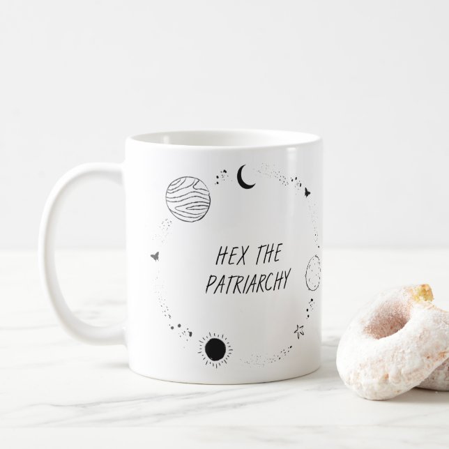 Caneca De Café Hex, o Patriarcado Mug (Com Donut)