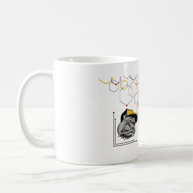 Caneca De Café Hexagon-Pitti Tasse gespiegelt (Esquerda)
