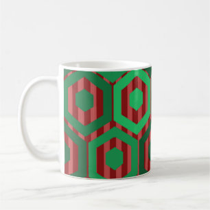 Caneca De Café Hexágonos de Natal