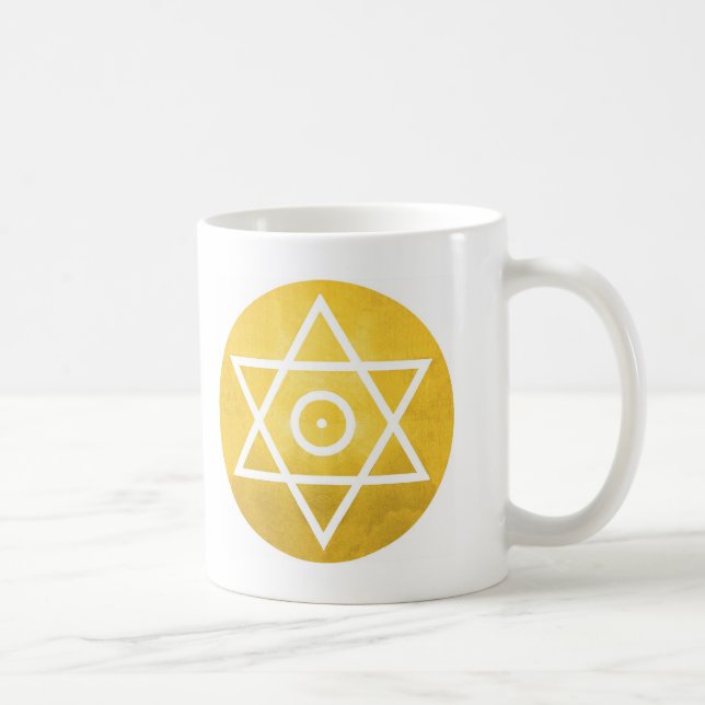 Caneca De Café Hexagram (Direita)