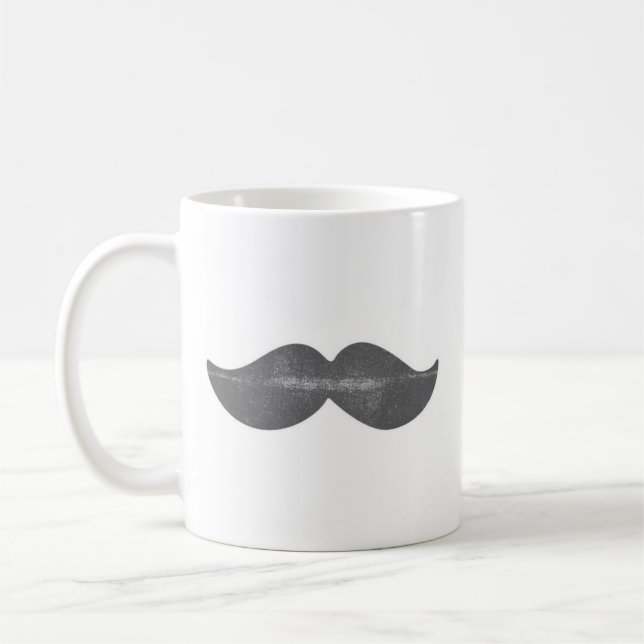 Caneca De Café Hey! Bigode (Esquerda)