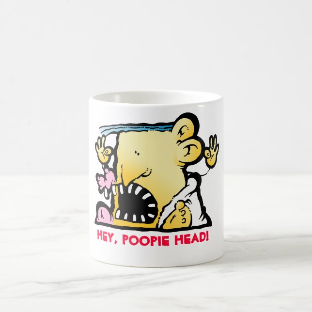 Caneca De Café Hey, cabeça de Poopie! (Centro)