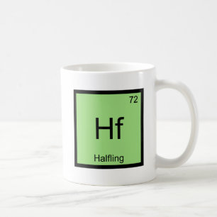 Caneca De Café Hf - Camiseta do Símbolo do Elemento Químico Diver