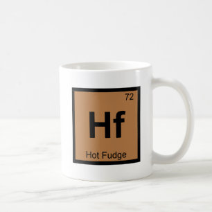 Caneca De Café Hf - Símbolo da Tabela Periódica de Química de Cal