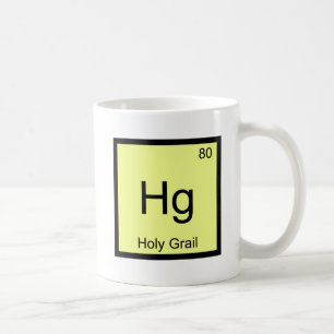 Caneca De Café Hg - Cruzada do Santo Graal Símbolo do Elemento Qu