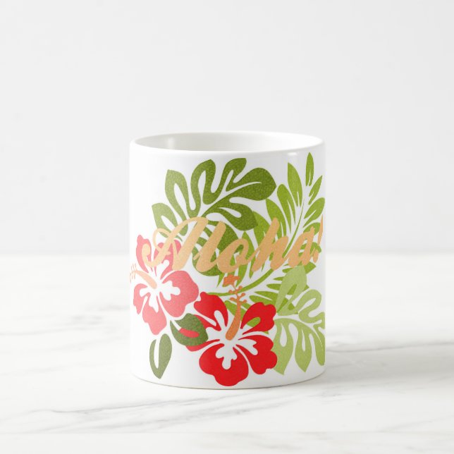 Caneca De Café Hibisco Aloha (Centro)