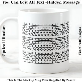 Caneca De Café Hidden Message Love Your Soul, Custom 109B Quote
