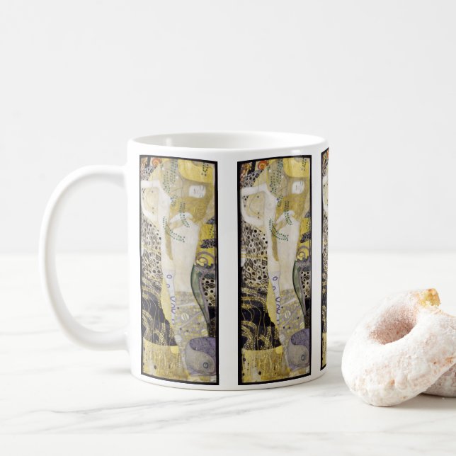 Caneca De Café Hidra (também conhecida como Serpentes Aquáticas I (Com Donut)