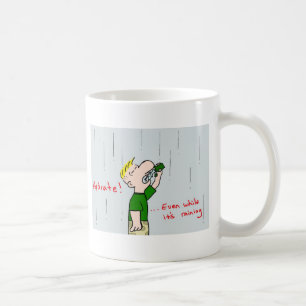 Caneca De Café hidrato tyrmay do Corpo do Marines ao chover