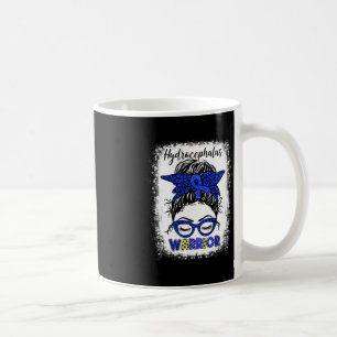 Caneca De Café Hidrocephalus Warrior Messaging Bun Blue Ribbon Le