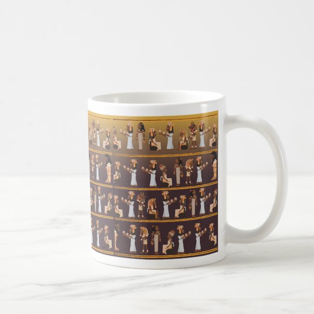 Caneca De Café Hieroglifos do Egito (Direita)