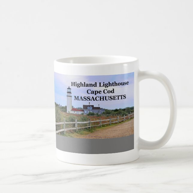 Caneca De Café Highland Lighthouse, Cabo Cod, Massachusetts Mug (Direita)