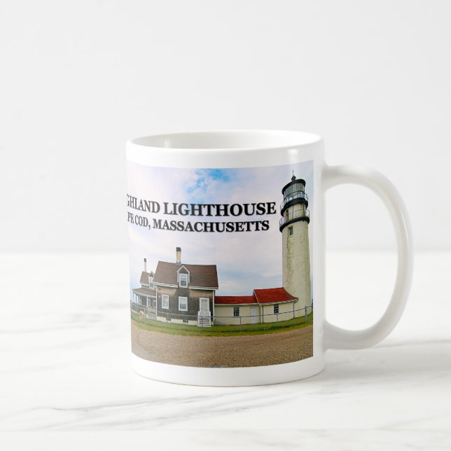 Caneca De Café Highland Lighthouse, Cabo Cod, Massachusetts Mug (Direita)