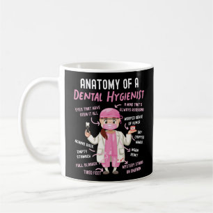 Caneca De Café Higienista Dental Anatomia Dental De Dental