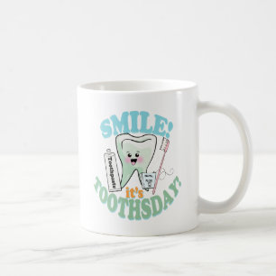 Caneca De Café Higienista dental do dentista engraçado