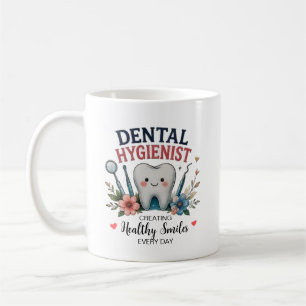 Caneca De Café Higienista Dentário Criando Sorrisos Saudáveis Tod