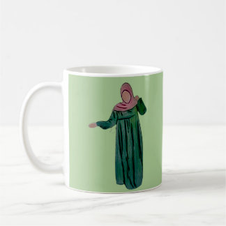 Caneca De Café Hijabi - Muslimah - Hijab Hand desenhada - Hijab G