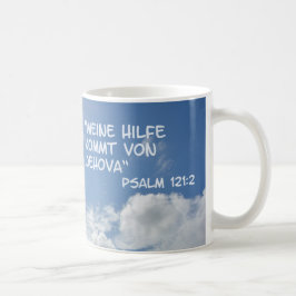 Caneca De Café Hilfe kommt von Jehova....