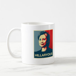 Caneca De Café HILLARIOSO - Poster anti-Hillary - - Anti-Hillary
