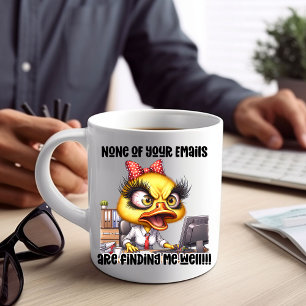 Caneca De Café Hillarit Gift para Amantes de Café, Engraçado Coff