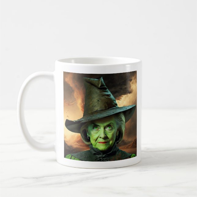 Caneca De Café Hillary Cinton Wicked Witch dos Estados Unidos (Esquerda)