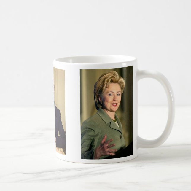 Caneca De Café Hillary Clinton, Hillary Clinton, Hillary Clinton (Direita)