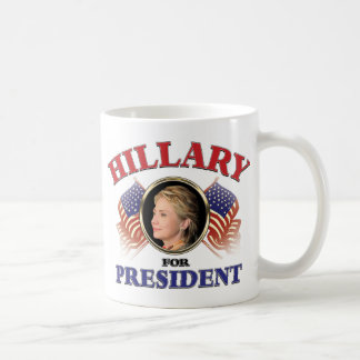 Caneca De Café Hillary Clinton Para O Presidente 2016