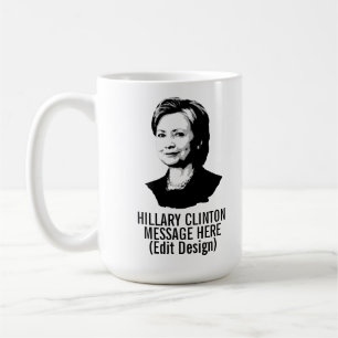Caneca De Café Hillary Clinton Personalizado
