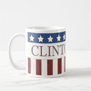 Caneca De Café Hillary Clinton Presidente 2016 Estrelas e Stripes