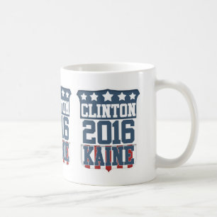 Caneca De Café Hillary Clinton Tim Kaine 2016