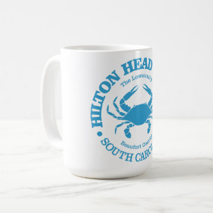 Caneca De Café Hilton Head Island (caranguejo)