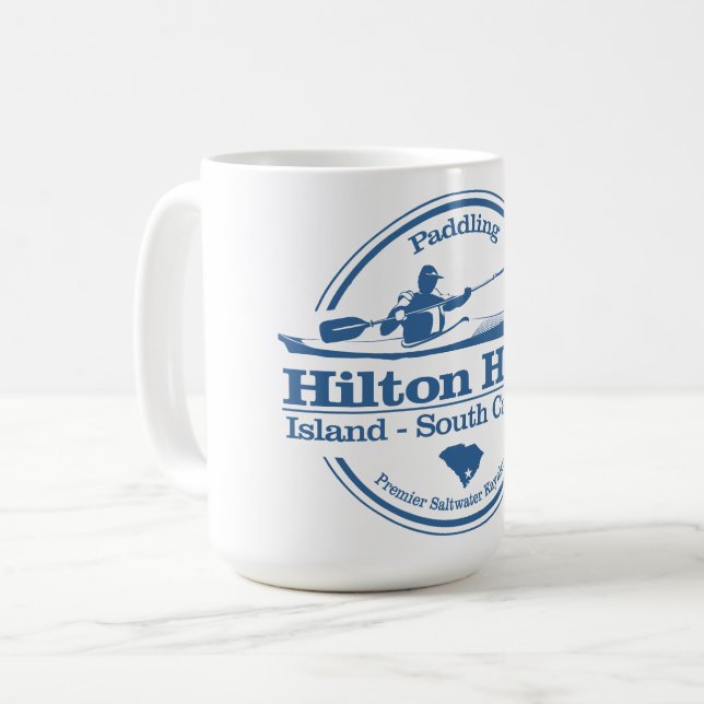 Caneca De Café Hilton Head (SK) (Frente Esquerda)