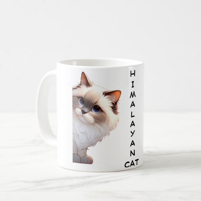 Caneca De Café Himalayan Cat (Frente Esquerda)