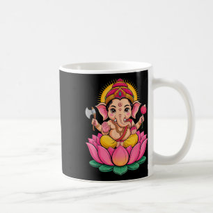 Caneca De Café Hindu Ganesha Puja Elefante Deus Índia Meditação Y