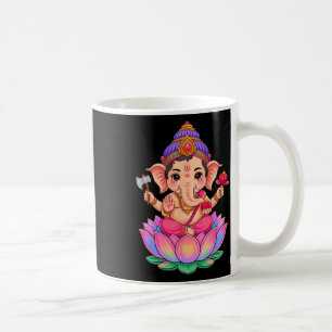 Caneca De Café Hindu Ganesha Puja Elefante Deus Índia Meditação Y